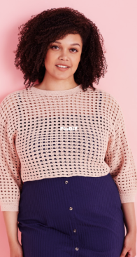 Paintbox Yarns - Mottled Shade Sweater - Schattenmuster Oberteil - English and German - Free