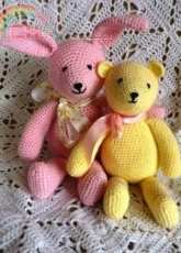 Yellow Pink and Sparkly - Janet McMahon - Blossom Bunny - Free