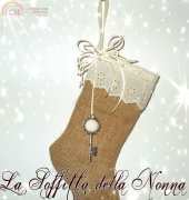 A new burlap stocking