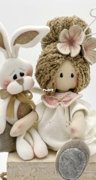Country Creations di Federica - Baby Lei Bunny - Baby Lei Coniglietto - Italian