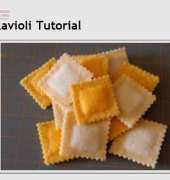 One Inch World-Free Felt Food Ravioli