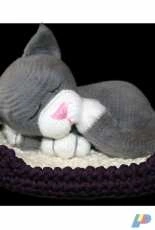Zhaya Designs - Sleepy Cat - German - Free