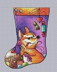 Magic Thread - Alexa Kiss - Sock with a Chanterelle by Alexandra Kiseleva XSD