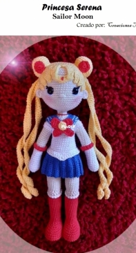 Creaciones Millaray - Claudia Garcés - Princess Serenity - Princesa Serena - Spanish