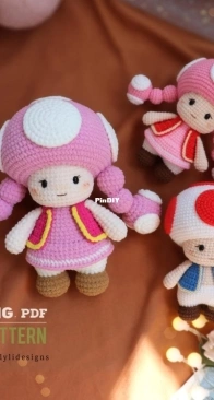 Wendy Li Designs - Toad and Toadette
