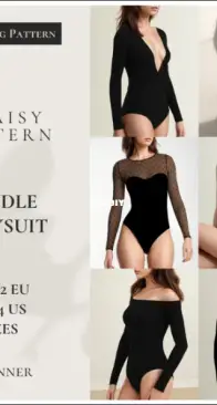 Daisy Pattern - Bundle Bodysuit - 32-52 EUR / 4-24 US