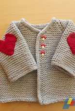 A Knitted Bear-Pulcini Cardigan by Annalisa Dione-English,Dutch,Italian-Free