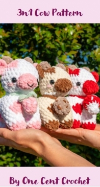 One Cent Crochet - Penny Hauck - 3n1 Cow