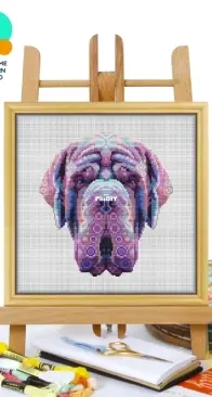 Awesome Pattern Studio - CS2130 - Mandala Neapolitan Mastiff XSD