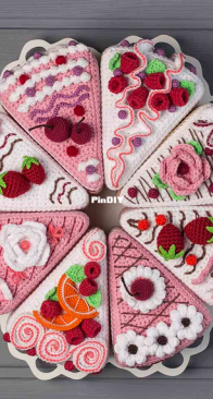 N key 2016 - Nadezhda Kurochkina - Надежда Курочкина - Crochet Cake - Торт крючком  - Russian