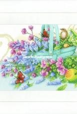 Lanarte PN-0151014 Bouquet and Peacock Butterflies by Marjolein Bastin XSD + PCS