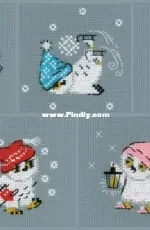 Riolis 1664 - 1665 - 1666 - 1667 - 1668 Funny Owls PCS
