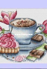 Cup with Capuccino by Alexandra Zamorina