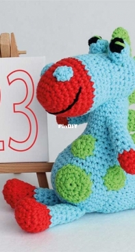 My Crochet Chums - Pia Simpson - Lockdown Ami Challenge - Number 23 Dinosaur - Free