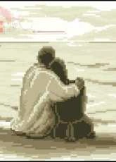 vervaco 70.491 Couple on the beach pcs