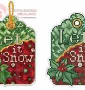 Dimensions 70-08889 Let it Snow Ornament