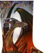 HAED HAEDMYPST 148 Stocking Treasure Dragon by Myles Pinkney