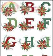 Zweigart issue 184 Christmas Alphabet