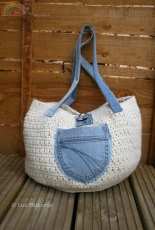 Luz Patterns - Luz Mendoza -  Upcycled jeans bag