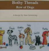 Bothy Threads XRO2 - Row of Dogs, xsd