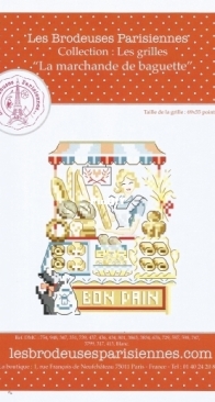 Les Brodeuses Parisiennes LBP - La marchande de baguette XSD + PCS