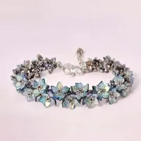 Dumary Jewelry - Bloom Bracelet   - Браслет "Bloom -  МК Нежный цветок -    Russian