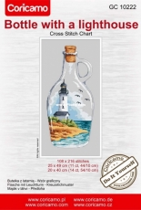 Coricamo GC 10222 - Bottle with a Lighthouse