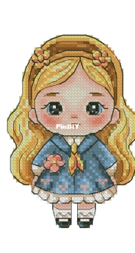 Spring dolls pattern set - Doll 4 by Maria Brovko - Xsd