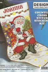 Design Works Crafts 5405 Dancing Santa Stocking