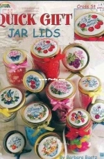 Leisure Arts 3233 Quick Gift Jar Lids by Barbara Baatz