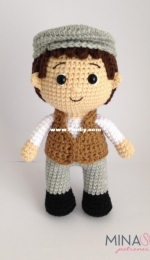 Minasscraft - Yazmina Nieblas - Gilbert Blythe amigurumi - Free