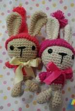 Little rabbits with hat