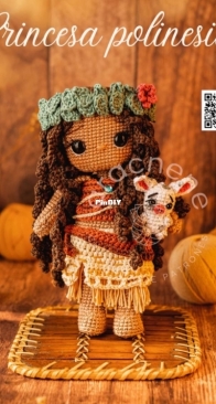 Aracnene - Stephanie Espinal - Polynesian Princess - Princesa Polinesia - Spanish
