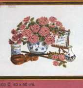 Eva Rosenstand 14-103 - Flowers and Violin