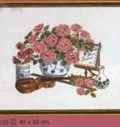 Eva Rosenstand 14-103 - Flowers and Violin