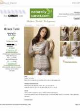 Naturally Caron-Miraval Tunic - Doris Chan-Free Pattern