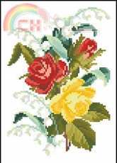 Wiehler 3677-9 Bouquet of Roses xsd + pcs
