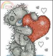 Anchor Me To You Tatty Teddy TT02 - Hearts