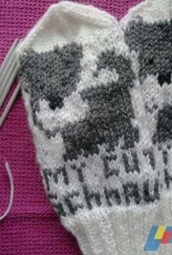 My Cutie Schnautzer Mittens by Milla H. -Eng.,Finnish-Free