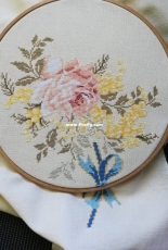My spring wreath - the beginning