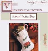 The Needlecraft Shop Vickery Collection - Poinsettia Stocking