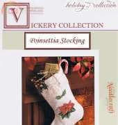 The Needlecraft Shop Vickery Collection - Poinsettia Stocking
