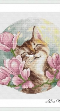 Cat in Magnolias Elena Chuguevskaya XSD