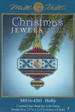Mill Hill MH16-4303 Christmas Jewels - Holly