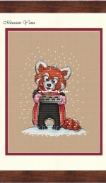MiAxStitch - With Love - Red Panda by Minasyan Yana