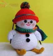 Bvoe - Barbara Voelker - Skiing Snowman