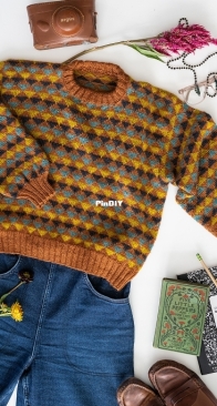 Fall Sweater by Courtney Kelley - Season of Sweaters - Free