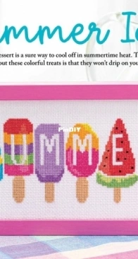 Summer Ice by Jenny Barton from Just Cross Stitch - August 2023 PCS + XSD