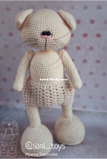 Crochet Bunny Art - Irina Tarasova - Cat body