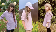 Elena Plenkina - Shirt tunic Sea - Рубашка туника Море - Russian  - Free